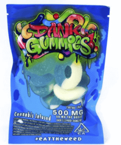 Dank Blue Raspberry Gummies 500mg Thc