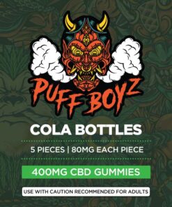 Puff Boyz 400mg CBD Cola Bottle Gummies