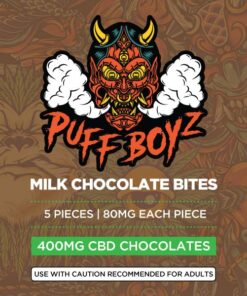 Puff Boyz 400mg CBD Milk Chocolate Bites