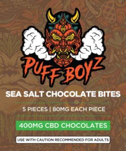 Puff Boyz 400mg CBD Sea Salt Chocolate Bites