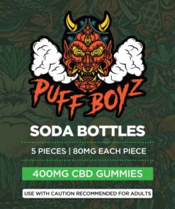 Puff Boyz 400mg CBD Soda Bottle Gummies