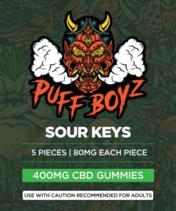 Puff Boyz 400mg CBD Sour Keys Gummies