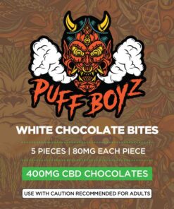Puff Boyz 400mg CBD White Chocolate Bites