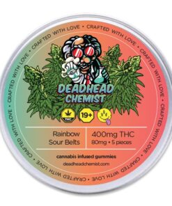 Deadhead Chemist 400MG THC Sour Belts