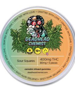 Deadhead Chemist 400MG THC Sour Squares