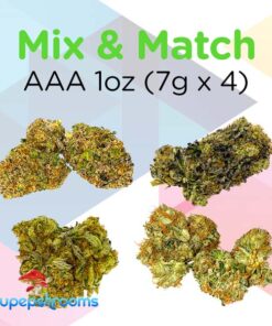 Mix and Match AAA1oz Weed (7g x 4)