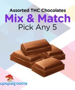 Mix and Match 5 THC Chocolates