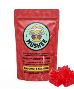Magic Mushroom Gummy Bears – Cherry- 1000MG – Mushee