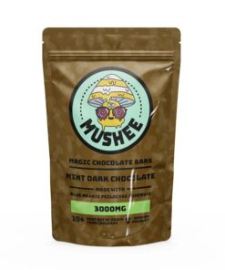 Magic Mushroom Mint Dark Chocolate Bar- 3000MG – Mushee