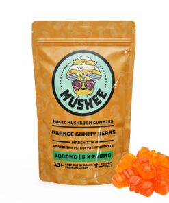 Magic Mushroom Gummy Bears – Orange- 1000MG – Mushee