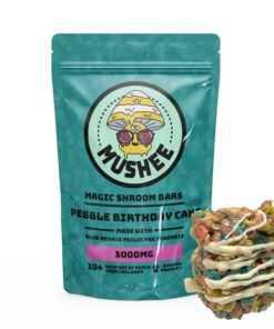 Magic Mushroom Pebble Birthday Cake Cereal Bar- 3000MG – Mushee
