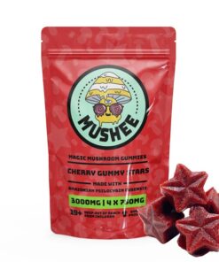 Magic Mushroom Star Gummies – Cherry – 3000MG – Mushee