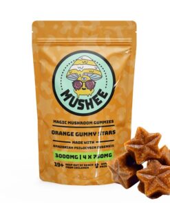 Magic Mushroom Star Gummies – Orange- 3000MG – Mushee