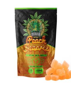 Medusa Extracts 1:1 Tropical Peach Squares 100mg THC/CBD