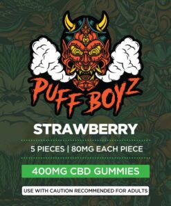Puff Boyz 400mg CBD Strawberry Gummies