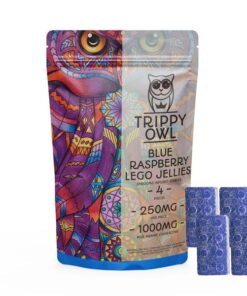 Blue Raspberry Lego Jellies – 1000mg – Trippy Owl